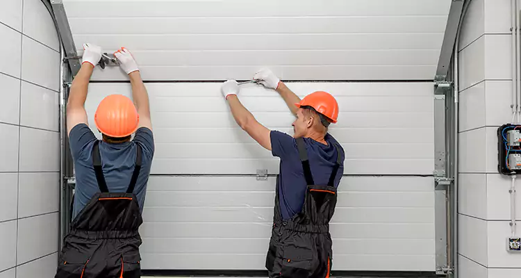Garage Door Bottom Panel Repair in Bradenton, FL
