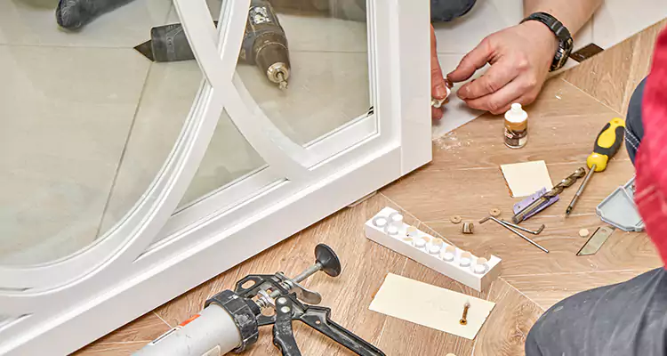 Interior Patio Door Casing Repair in Bradenton, FL