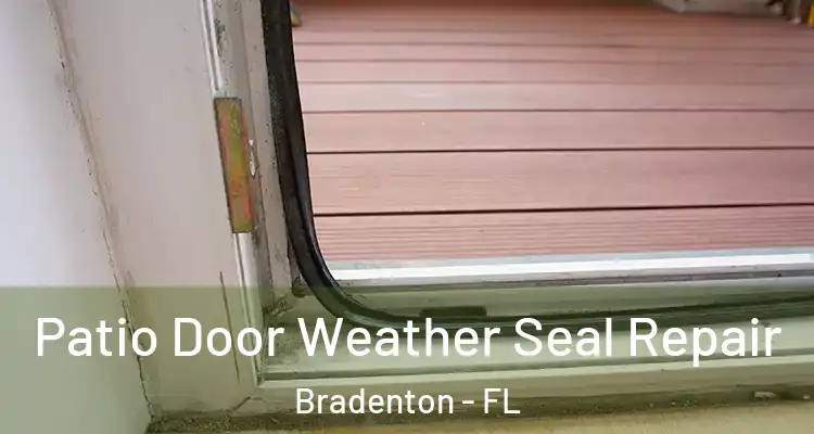 Patio Door Weather Seal Repair Bradenton - FL