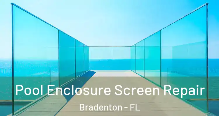 Pool Enclosure Screen Repair Bradenton - FL